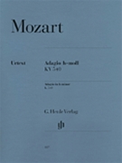 Adagio In B Minor K540 by Mozart Wolfgang Amadeus for Piano