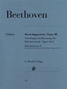 String Quartets Opus 18 #1-6 by Beethoven Ludwig van for Str Quartet
