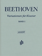 Variations Book 1 by Beethoven Ludwig van for Piano