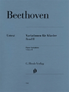 Variations Book 2 by Beethoven Ludwig van for Piano