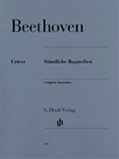 Bagatelles Complete by Beethoven Ludwig van - Von Irmer and Lampe - for Piano