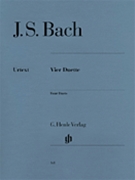 4 Duets by Bach Johann Sebastian for Piano