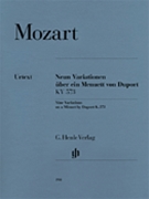 9 Variations K573 by Mozart Wolfgang Amadeus for Piano