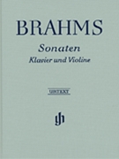 Sonatas For Violin & Piano by Brahms Johannes - Hardcover - for Violin and Piano