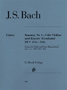 Sonatas 1-3 by Bach Johann Sebastian for Violin and Piano