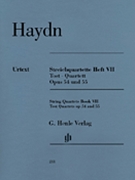 String Quartets Volume 7 Opus 5455 by Haydn Joseph for Str Quartet (Vol 7)