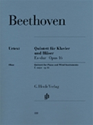 Quintet in Eb Maj Opus 16 by Beethoven Ludwig van for pno/winds