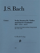 6 Sonatas for Violin and Piano (Harpsichord) BWV 1014-1019 by Bach Johann Sebastian for