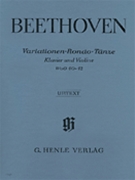 Variations Rondo & Dances by Beethoven Ludwig van for