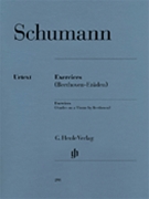 Exercises by Schumann for Piano