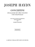 Concertini for Piano (Harpsichord) with Two Violins and Violoncello by Haydn Joseph for
