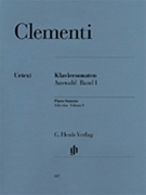 Selected Sonatas Volume 1 by Clementi Muzio for Piano