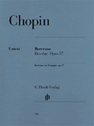 Berceuse Opus 57 by Chopin Frederic for Piano