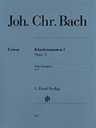 Sonatas Volume 1 Opus 5 by Bach Johann Christian - Heinemanm - for Piano
