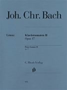 Sonatas Volume 2 Opus 17 by Bach Johann Christian - Heinemann - for Piano