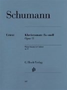 Sonata Opus 11 F-sharp Minor by Schumann Robert for Piano