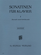 Sonatinas Volume I Baroque/Pre-Classic for Piano