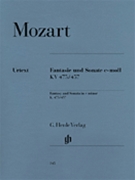 Fantasie & Sonata C Minor K 475/457 by Mozart Wolfgang Amadeus for Piano
