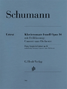 Sonata Opus 14 F Minor/Concerto Sans Orch by Schumann - Herttrich and Theopold - for Piano