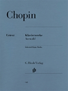 Selected Piano Works by Chopin Frederic for Piano
