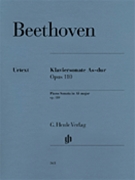 Sonata Opus 110 A-flat Major by Beethoven Ludwig van for Piano