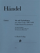 Harmonious Blacksmith Air & Variations by Handel George Frideric for Piano