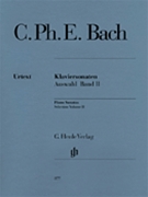 Sonatas Volume 2 by Bach Carl Philipp Emanuel - Berg/Borner - for Piano