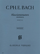 Sonatas Volume 3 by Bach Carl Philipp Emanuel - Berg/Borner - for Piano
