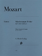 Sonata K333 B-flat Major by Mozart Wolfgang Amadeus for Piano