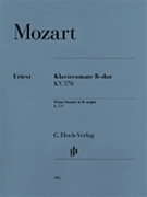 Sonata K570 B-flat Major by Mozart Wolfgang Amadeus for Piano