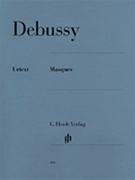 Masques by Debussy Claude for Piano