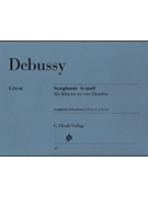 Symphonie by Debussy Claude for 1 Piano 4 Hands