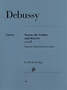 Sonate For Violin & Piano by Debussy Claude for Violin and Piano