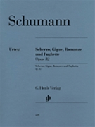 Scherzo Gigue Romance & Fughetta Opus 32 by Schumann Robert for Piano