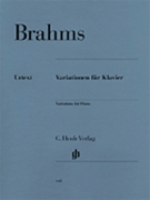 Variations Complete by Brahms Johannes for Piano