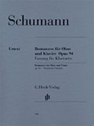 Romances Opus 94 (clarinet & Piano) by Schumann Robert - Meerwein G - for Clarinet Solo