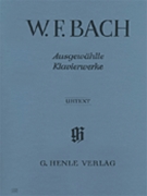 Selected Piano Works by Bach Wilhelm Friedemann for Piano