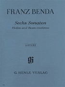 6 Sonatas by Benda Franz for Violin and Piano