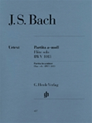 Partita Bwv 1013 by Bach Johann Sebastian - Eppstein H - for Flute Solo