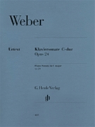 Sonata In C Major Opus 24 by Weber for Piano