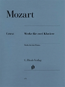 Works For 2 Pianos by Mozart Wolfgang Amadeus for 2 Piano 4 Hands