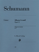 Allegro in B minor Opus 8 by Schumann for Piano