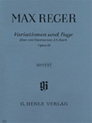 Variations & Fugue On A Theme By Bach Opus 81 by Reger Max for Piano