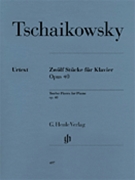 Twelve Piano Pieces Opus 40 by Tchaikovsky Pyotr Ilyich for Piano