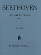 Complete Songs Volume 1 by Beethoven Ludwig van for Vocal Collection