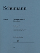 Myrthen Op. 25 by Schumann Robert for High Voice
