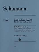 Twelve Poems Op. 35 by Schumann Robert for High or Medium Voice