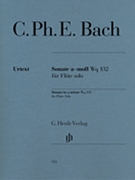 Flute Sonata A minor Wq 132 by Bach Carl Philipp Emanuel for Flute and Piano