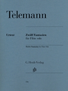Twelve Fantasias for Flute Solo TWV 40 - 2-13 by Telemann Georg Philipp for Flute Solo