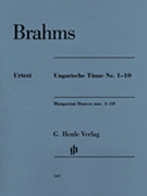 Hungarian Dances Nos. 1-10 by Brahms Johannes for Piano